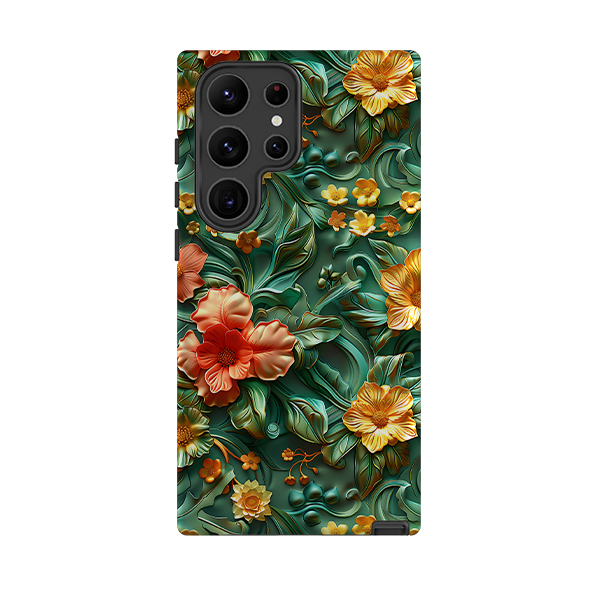 Samsung Tough Case - Jade Floral
