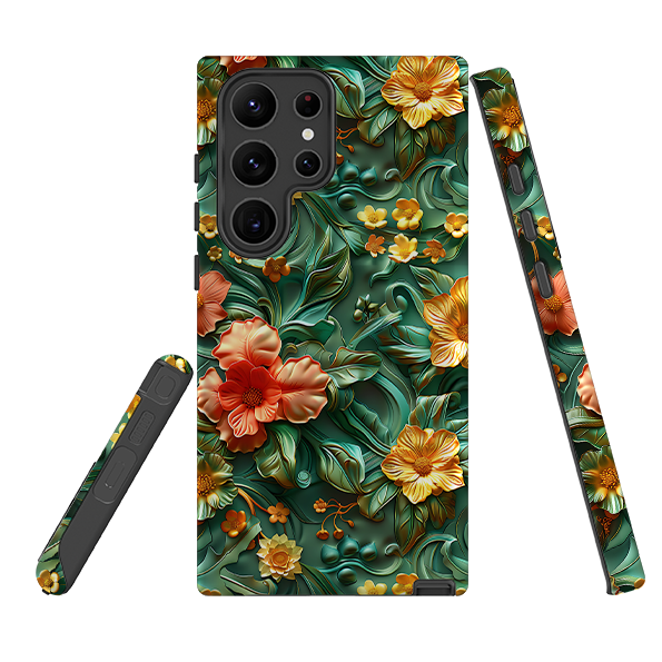 Samsung Tough Case - Jade Floral