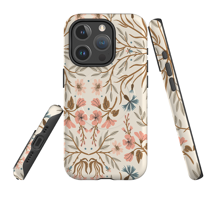 iPhone MagSafe Tough Case - Janes Garden Pattern By Meghann Rader