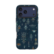 iPhone Tough Case - Jewel Spirit - Navy Rust By Katherine Quinn