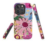 iPhone MagSafe Tough Case -  Jigsaw Floral 1 By Kate Heiss