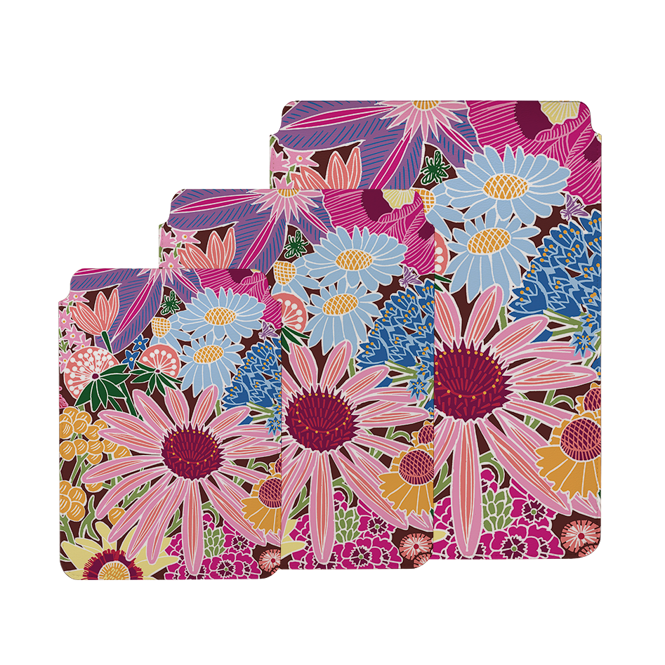 Jigsaw Floral I By Kate Heiss Laptop, Kindle & iPad Sleeve