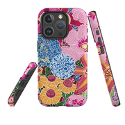iPhone MagSafe Tough Case -  Jigsaw Floral 2 By Kate Heiss