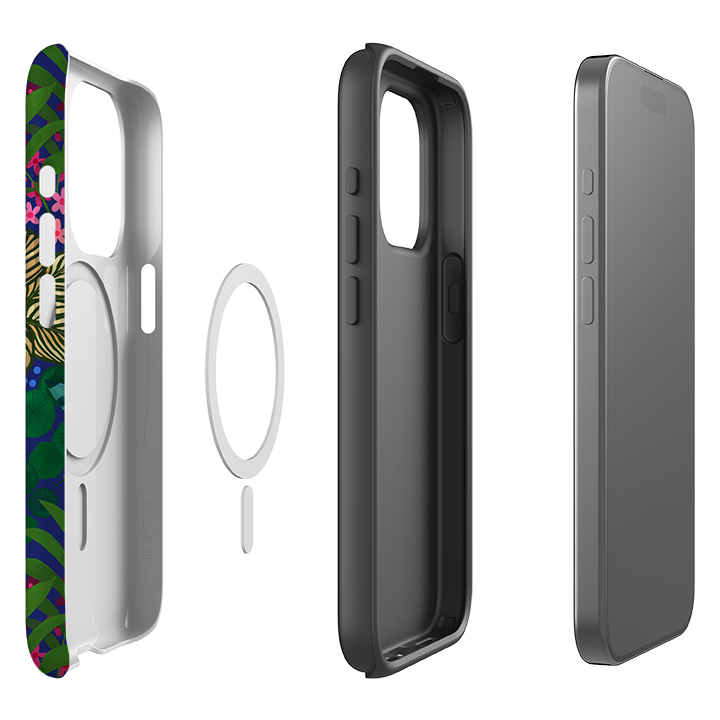 iPhone MagSafe Tough Case - Jungle Fun Pattern By Bex Parkin