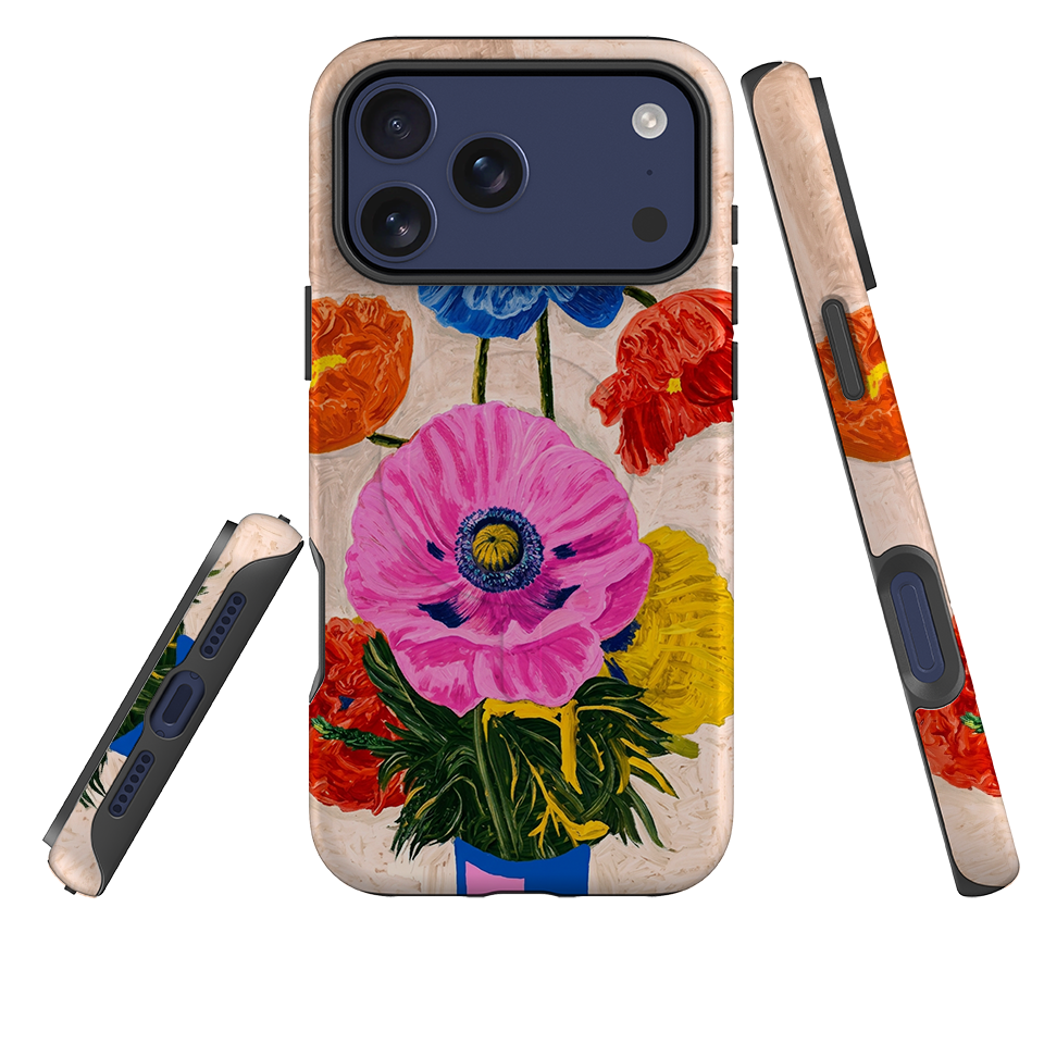 iPhone MagSafe Tough Case - Kisling Poppy Amber
