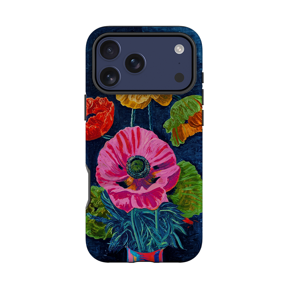 iPhone Tough Case - Kisling Poppy Blue