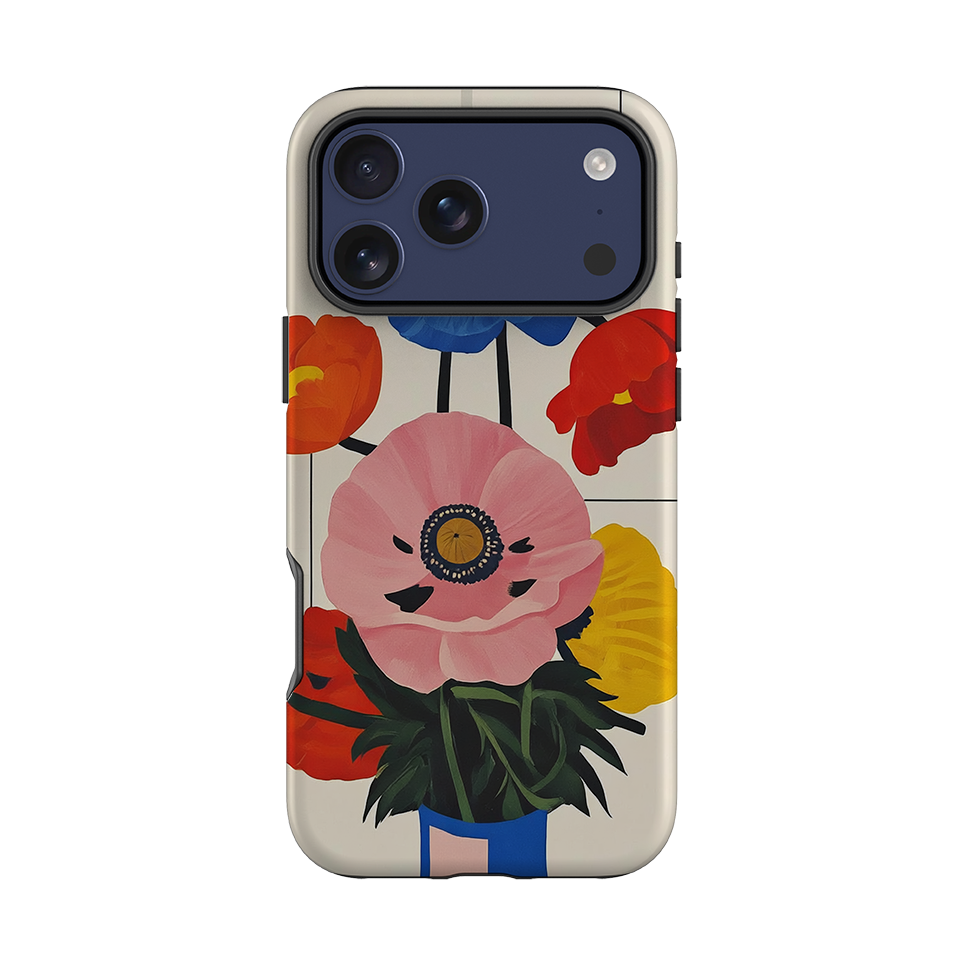iPhone Tough Case - Kisling Poppy Peach
