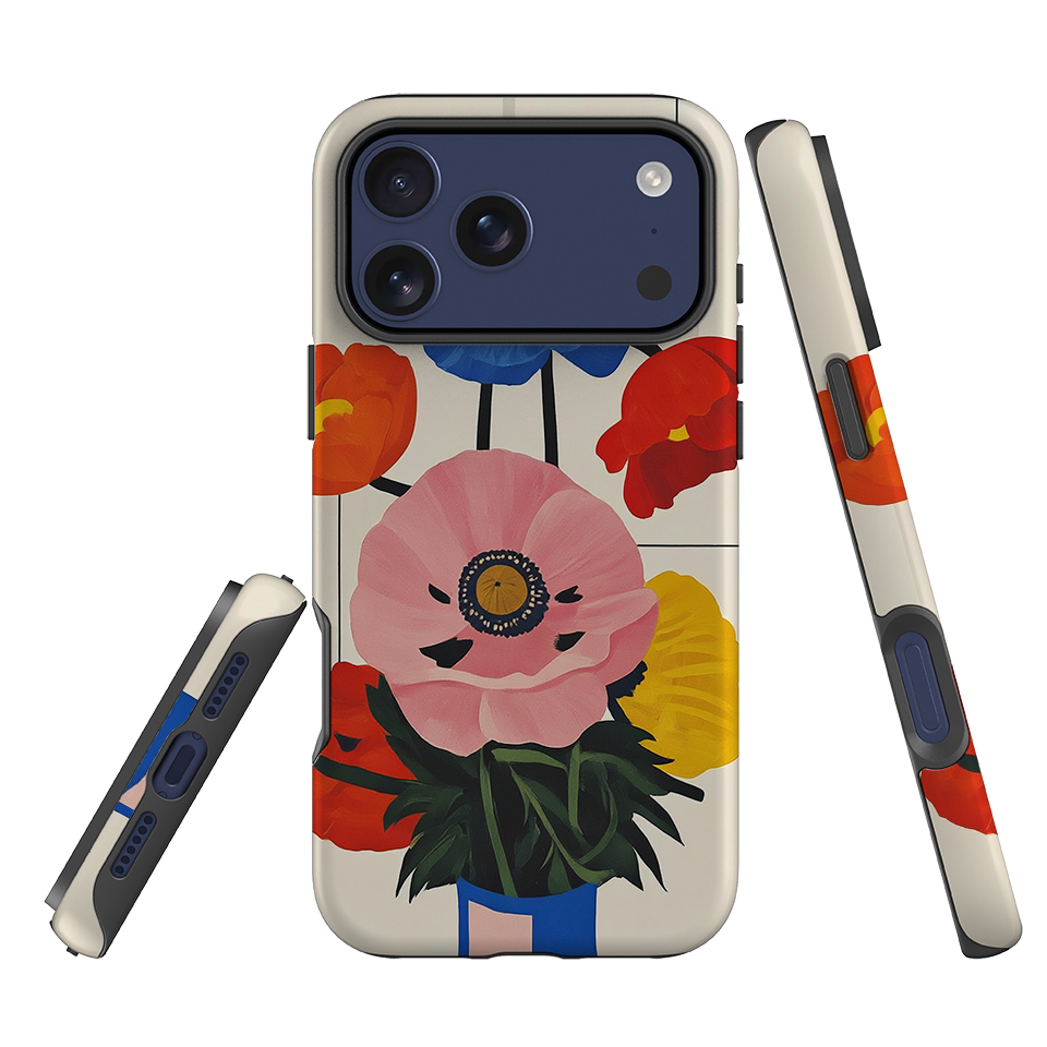 iPhone Tough Case - Kisling Poppy Peach