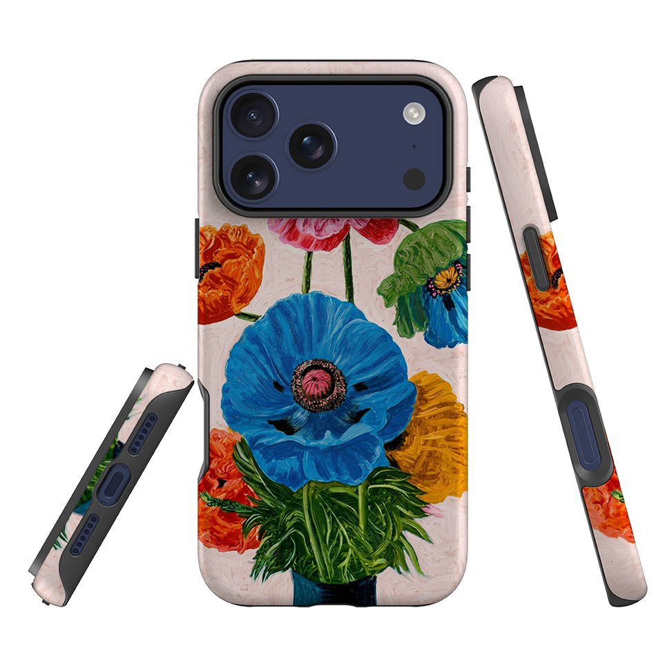 iPhone Tough Case - Kisling Poppy Pink