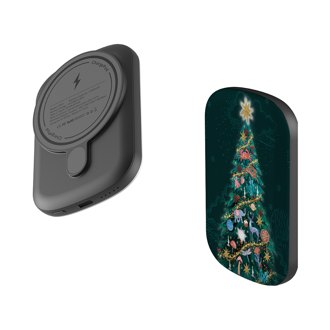 MagSafe Power Bank - Kitsch Tree By Emma Frances Grant