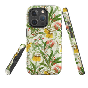 iPhone MagSafe Tough Case - Kowhai and Bottle Brush By Katherine Quinn