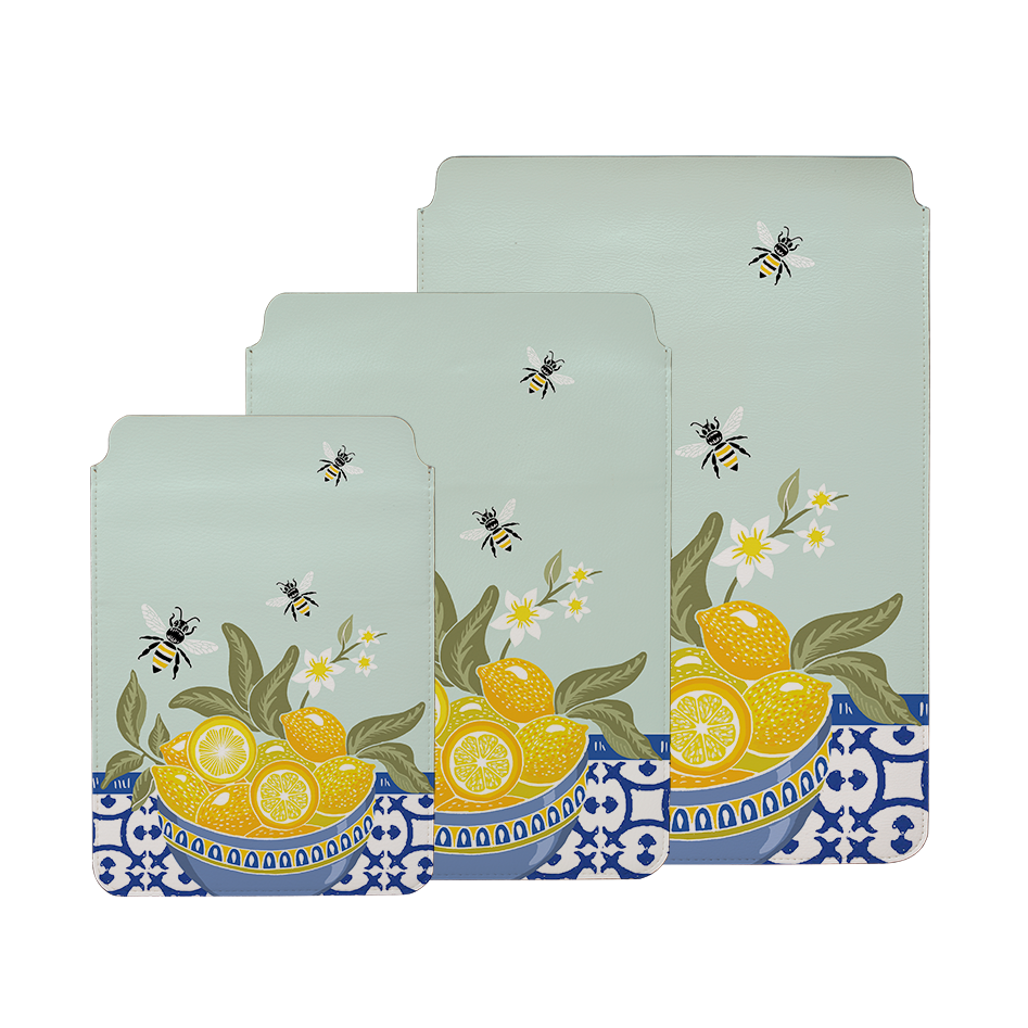 Lemons By Kate Heiss Laptop, Kindle & iPad Sleeve