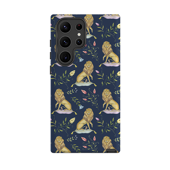Samsung Tough Case - Leo Et Flores Navy By Catherine Rowe
