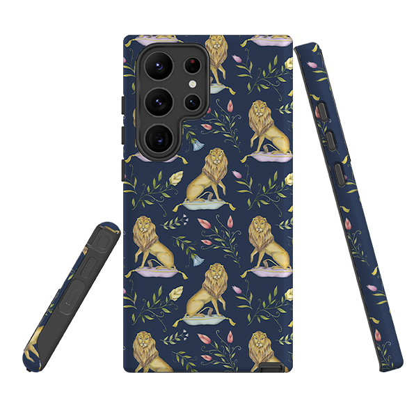 Samsung Tough Case - Leo Et Flores Navy By Catherine Rowe