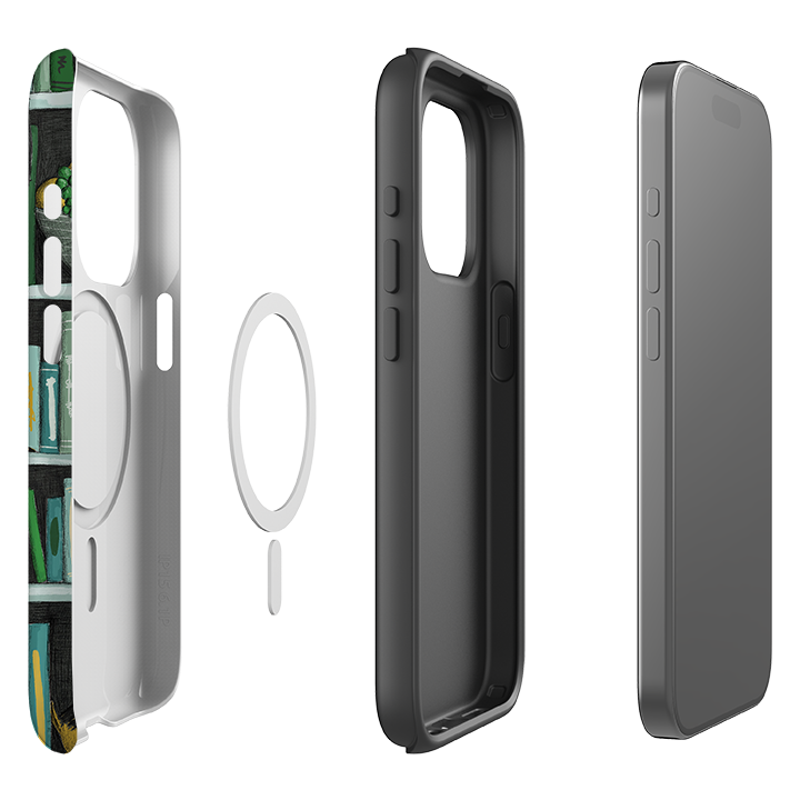 iPhone MagSafe Tough Case - Library Friends By Maja Lindberg