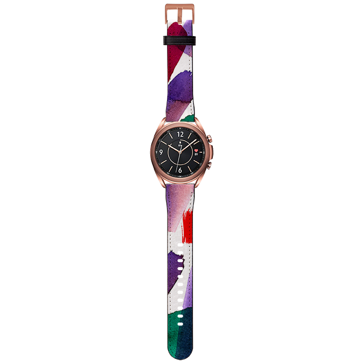 Lilac Brushes By Kitty Joseph Samsung Watch Strap