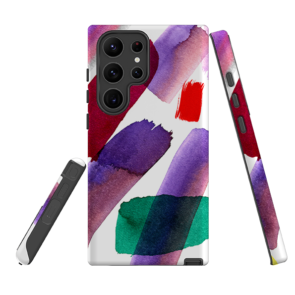 Samsung Tough Case - Lilac Brushes By Kitty Joseph