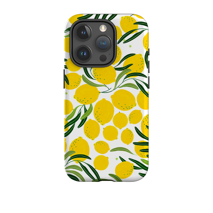 iPhone Tough Case - Limoncello Pattern By Madalina Andronic