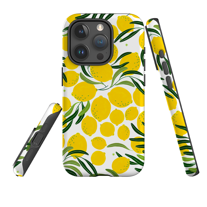 iPhone Tough Case - Limoncello Pattern By Madalina Andronic