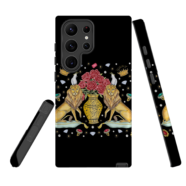 Samsung Tough Case - Lion and Vase By Catherine Rowe