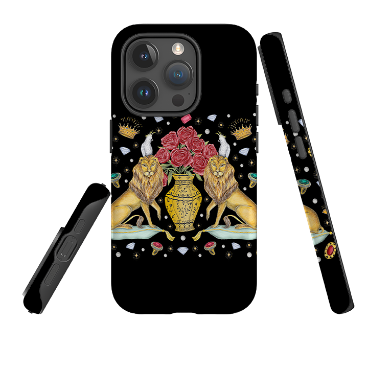 iPhone Tough Case - Lion And Vase By Catherine Rowe