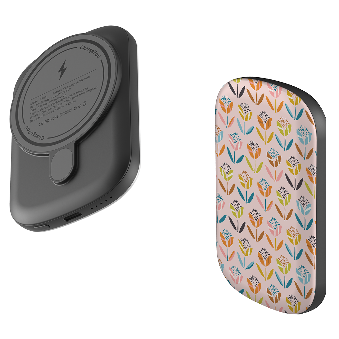 MagSafe Power Bank - Little Flowers By Ali Brookes