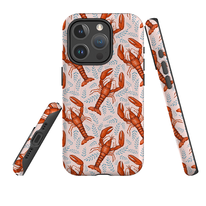 iPhone MagSafe Tough Case -  Lobster By Catherine Rowe