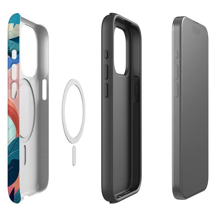 iPhone MagSafe Tough Case - Long Floral