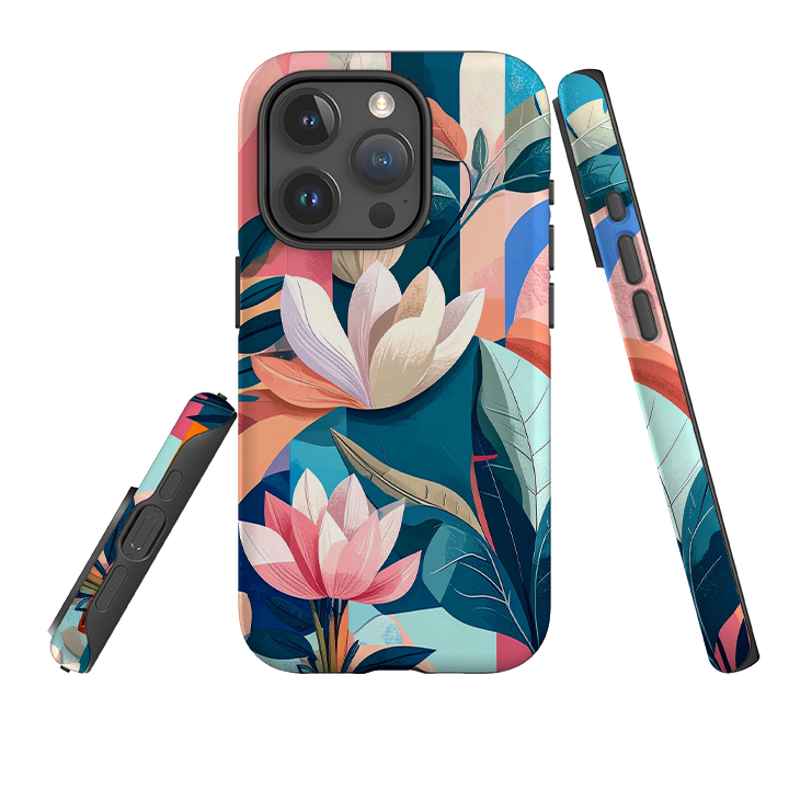 iPhone Tough Case - Long Floral