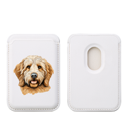 Labradoodle MagSafe Wallet- White