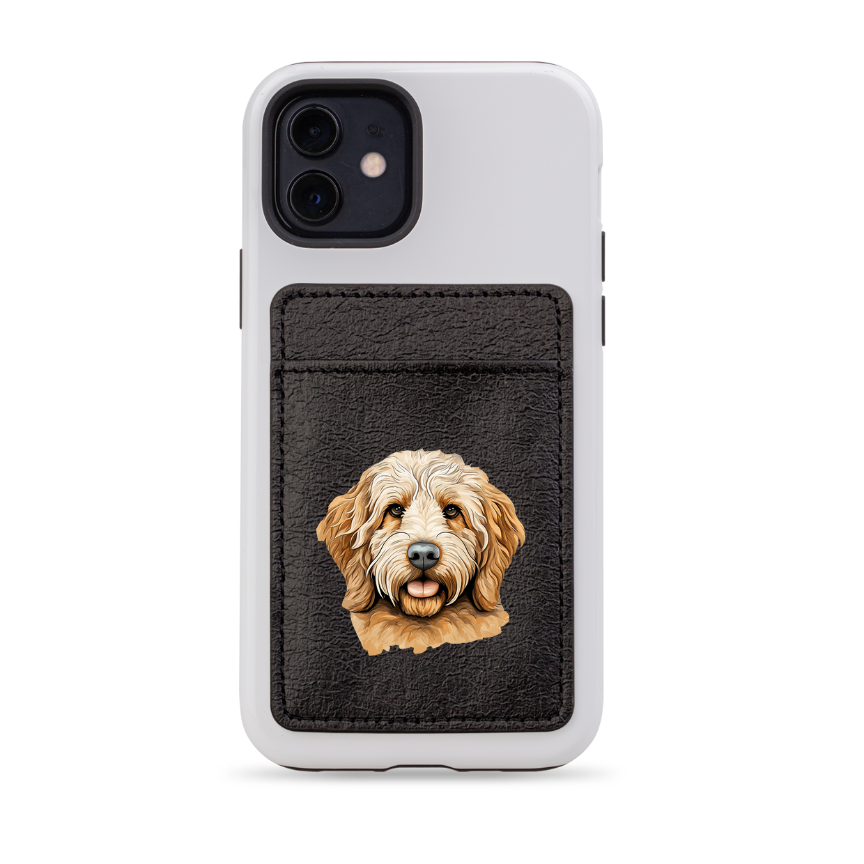 Labradoodle MagSafe Wallet- Black