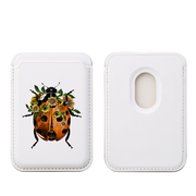 Ladybug MagSafe Wallet- White