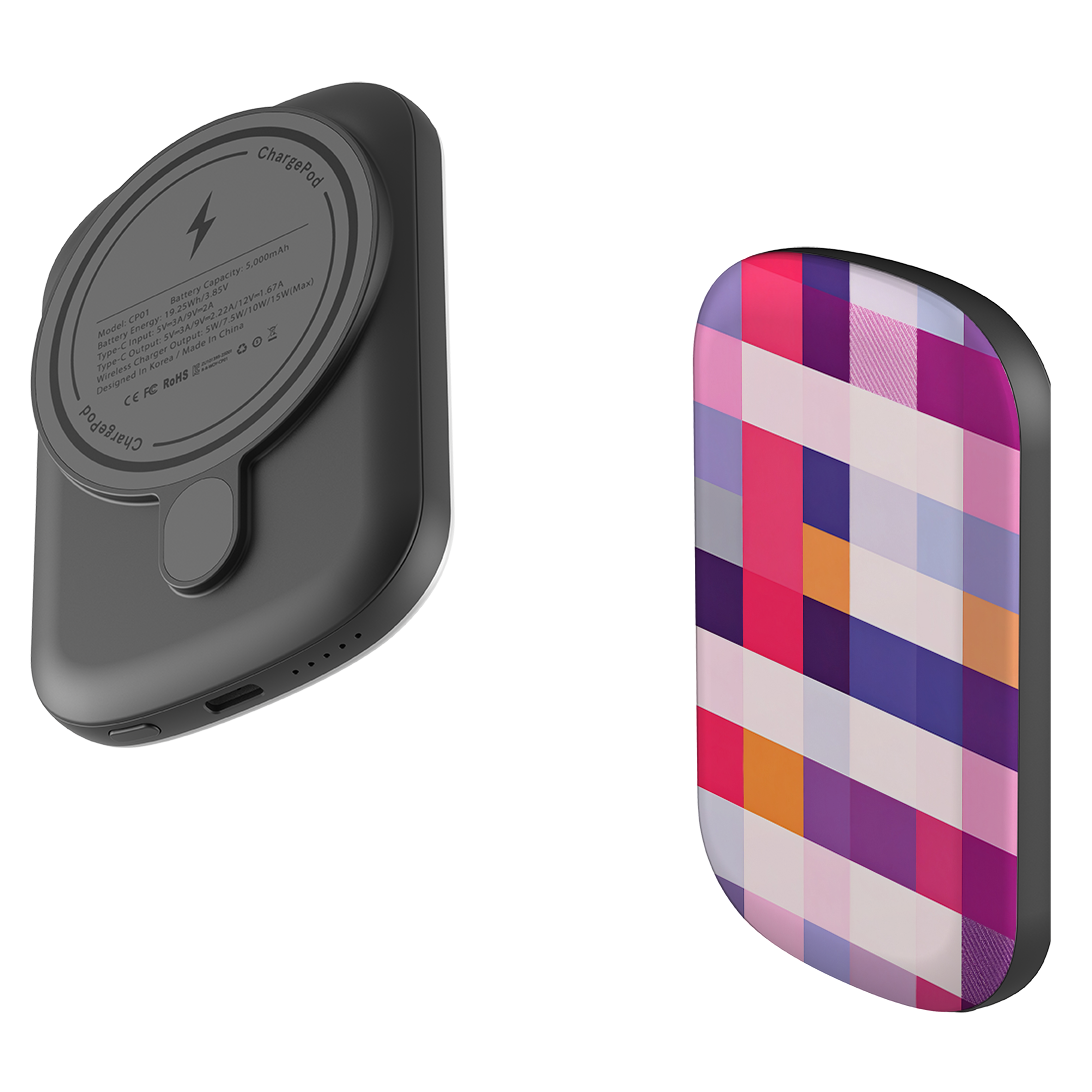 MagSafe Power Bank - Las Vegas Gingham