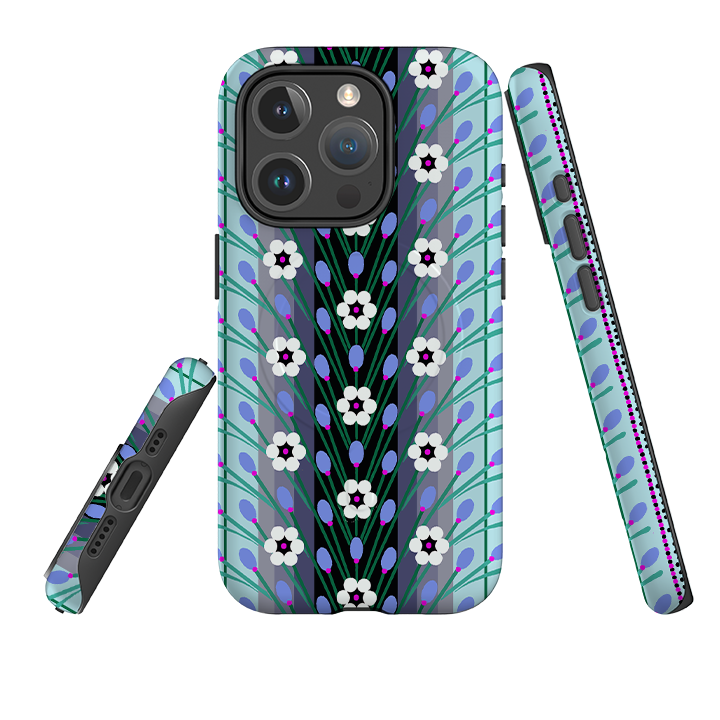 iPhone MagSafe Tough Case - Lavender Blue By Cressida Bell