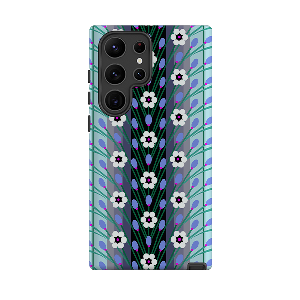 Samsung Tough  Case - Lavender Blue By Cressida Bell