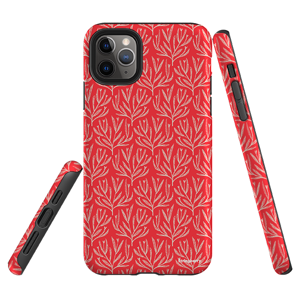 iPhone Tough Case - Leaf By Katherine Quinn