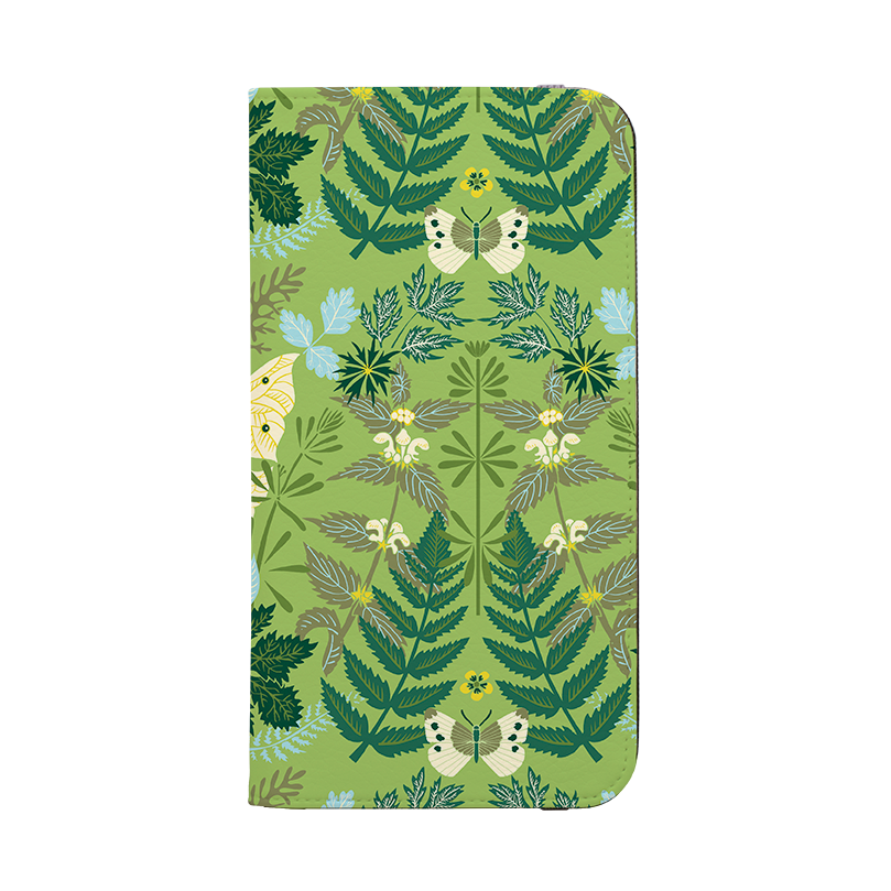 Leaf Green Wallet Case By Kate Heiss