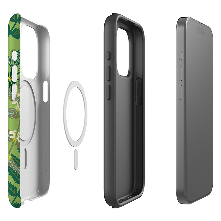 iPhone MagSafe Tough Case - Leaf Green By Kate Heiss