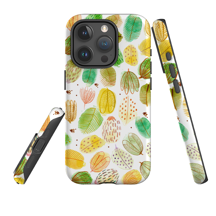 iPhone Tough Case - Leaves By Gabriela Larios