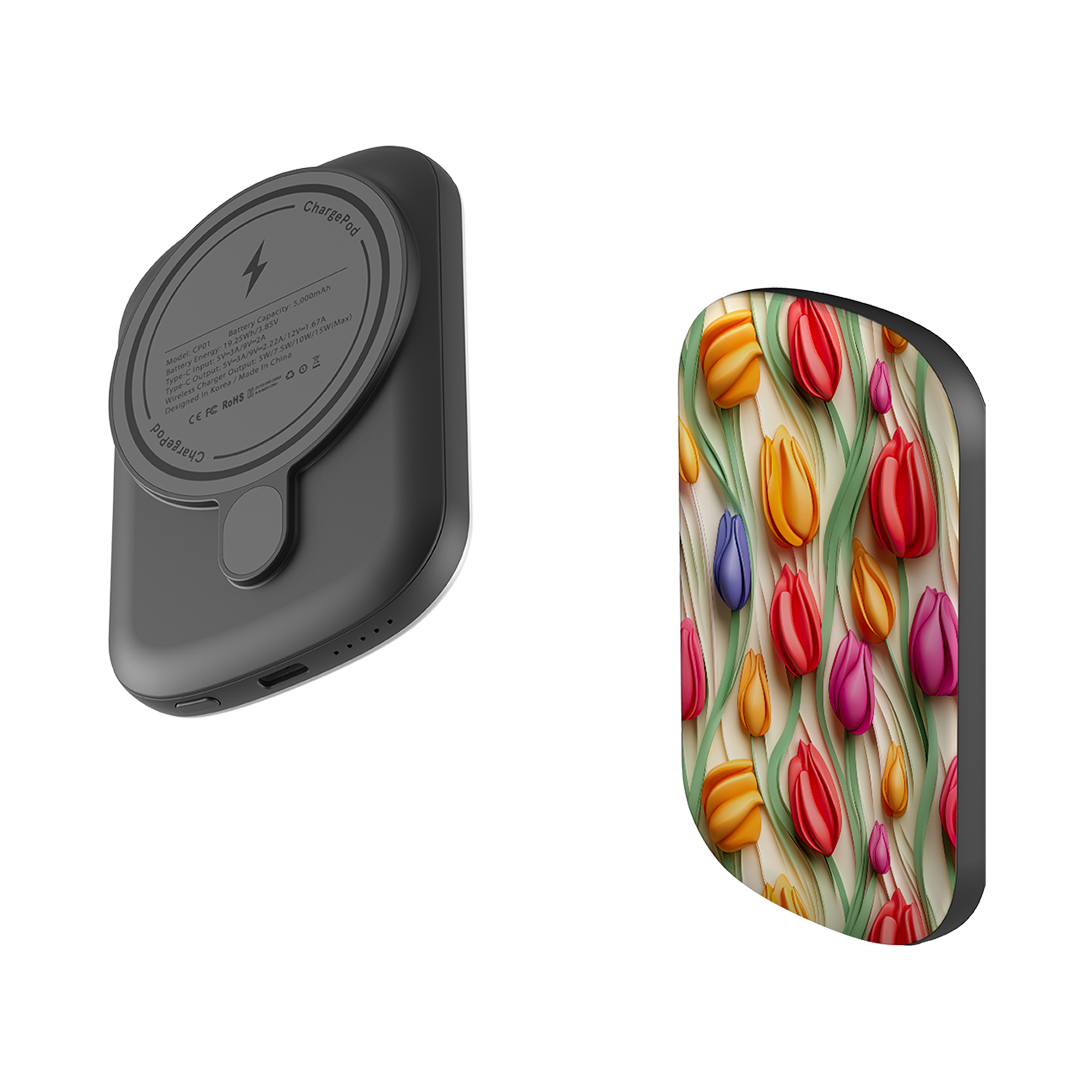 MagSafe Power Bank - Leiden Tulips