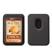 Lemon Tea MagSafe Wallet- Black