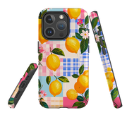 iPhone MagSafe Tough Case - Lemons and Checks