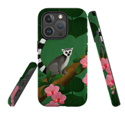 iPhone MagSafe Tough Case - Lemur and Orchids By Bex Parkin