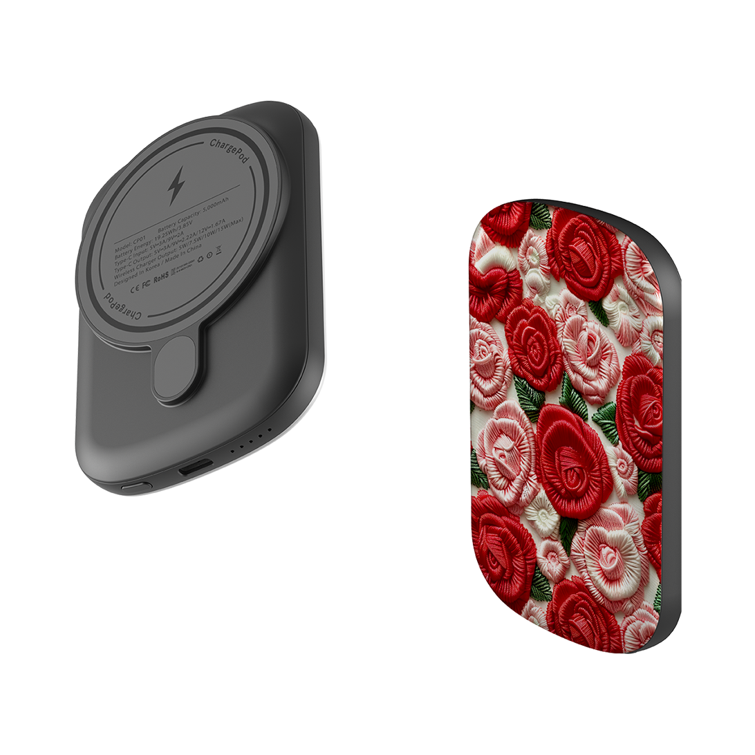 MagSafe Power Bank - Light Roses