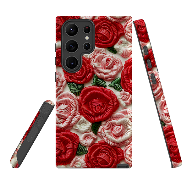 Samsung Tough Case - Light Roses