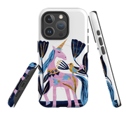 iPhone MagSafe Tough Case - Lilac Unicorn By Tracey English