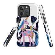 iPhone MagSafe Tough Case - Lilac Unicorn By Tracey English