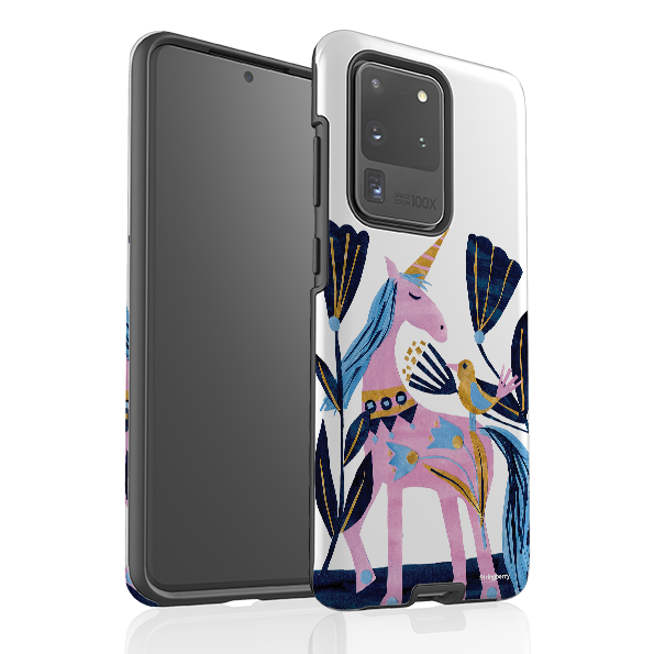 Samsung Tough Case - Lilac Unicorn By Tracey English
