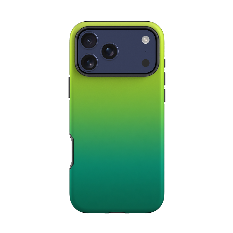 iPhone Tough Case - Lime Green Ombre