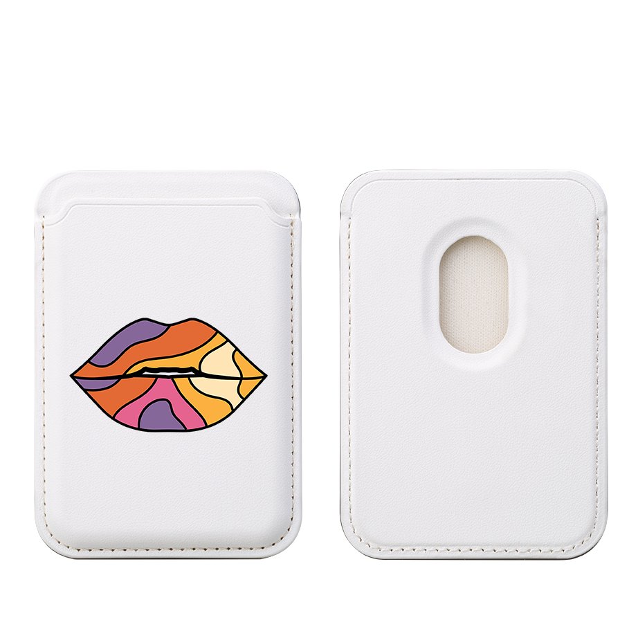 Lips MagSafe Wallet- White
